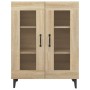 Aparador de madera de ingeniería roble Sonoma 69,5x34x90 cm de vidaXL, Aparadores - Ref: Foro24-812126, Precio: 89,16 €, Desc...