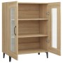 Aparador de madera de ingeniería roble Sonoma 69,5x34x90 cm de vidaXL, Aparadores - Ref: Foro24-812126, Precio: 89,16 €, Desc...