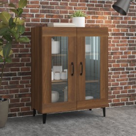 Oak brown engineered wood sideboard 69.5x34x90 cm by vidaXL, Sideboards - Ref: Foro24-817338, Price: 73,18 €, Discount: %