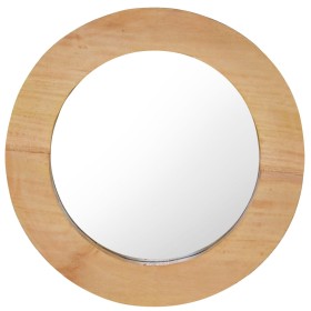 Round teak wall mirror 40 cm by vidaXL, Mirrors - Ref: Foro24-288805, Price: 54,86 €, Discount: %