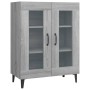 Aparador de madera de ingeniería gris Sonoma 69,5x34x90 cm de vidaXL, Aparadores - Ref: Foro24-817337, Precio: 87,95 €, Descu...