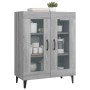 Aparador de madera de ingeniería gris Sonoma 69,5x34x90 cm de vidaXL, Aparadores - Ref: Foro24-817337, Precio: 87,95 €, Descu...