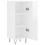 Weißer Hochglanz-Sperrholz-Schrank 34,5x34x90 cm von vidaXL, Sideboards - Ref: Foro24-828534, Preis: 59,28 €, Rabatt: %