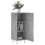 Aparador de madera contrachapada gris hormigón 34,5x34x90 cm de vidaXL, Aparadores - Ref: Foro24-828536, Precio: 55,89 €, Des...