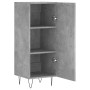 Grauer Beton-Sperrholz-Schrank 34,5x34x90 cm von vidaXL, Sideboards - Ref: Foro24-828536, Preis: 55,89 €, Rabatt: %