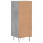 Aparador de madera contrachapada gris hormigón 34,5x34x90 cm de vidaXL, Aparadores - Ref: Foro24-828536, Precio: 55,89 €, Des...