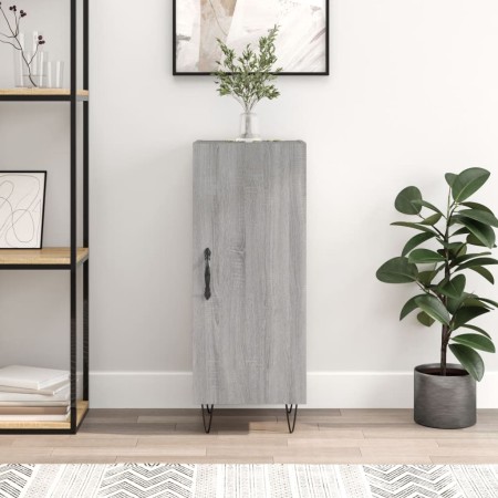 Sonoma gray engineered wood sideboard 34.5x34x90 cm by vidaXL, Sideboards - Ref: Foro24-828538, Price: 58,49 €, Discount: %