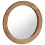 Round teak wall mirror 60 cm by vidaXL, Mirrors - Ref: Foro24-288806, Price: 94,85 €, Discount: %