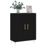 Black engineered wood sideboard 69.5x34x90 cm by vidaXL, Sideboards - Ref: Foro24-830181, Price: 74,99 €, Discount: %