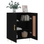 Black engineered wood sideboard 69.5x34x90 cm by vidaXL, Sideboards - Ref: Foro24-830181, Price: 74,99 €, Discount: %