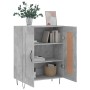 Aparador de madera de ingeniería gris hormigón 69,5x34x90 cm de vidaXL, Aparadores - Ref: Foro24-830192, Precio: 74,68 €, Des...