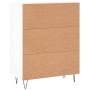 Aparador de madera de ingeniería blanco 69,5x34x90 cm de vidaXL, Aparadores - Ref: Foro24-830252, Precio: 90,56 €, Descuento: %