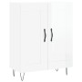 Bright white plywood sideboard 69.5x34x90 cm by vidaXL, Sideboards - Ref: Foro24-830190, Price: 81,92 €, Discount: %