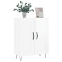 Aparador de madera contrachapada blanco brillante 69,5x34x90 cm de vidaXL, Aparadores - Ref: Foro24-830190, Precio: 81,99 €, ...