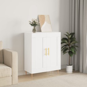 Aparador de madera contrachapada blanco brillante 69,5x34x90 cm de vidaXL, Aparadores - Ref: Foro24-830182, Precio: 86,47 €, ...