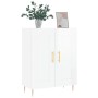 Aparador de madera contrachapada blanco brillante 69,5x34x90 cm de vidaXL, Aparadores - Ref: Foro24-830182, Precio: 83,43 €, ...