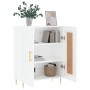 Aparador de madera contrachapada blanco brillante 69,5x34x90 cm de vidaXL, Aparadores - Ref: Foro24-830182, Precio: 83,43 €, ...