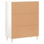 Aparador de madera contrachapada blanco brillante 69,5x34x90 cm de vidaXL, Aparadores - Ref: Foro24-830182, Precio: 83,43 €, ...