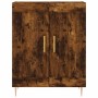 Aparador de madera de ingeniería roble ahumado 69,5x34x90 cm de vidaXL, Aparadores - Ref: Foro24-830185, Precio: 52,91 €, Des...