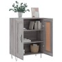 Aparador de madera de ingeniería gris Sonoma 69,5x34x90 cm de vidaXL, Aparadores - Ref: Foro24-830194, Precio: 55,99 €, Descu...