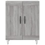 Aparador de madera de ingeniería gris Sonoma 69,5x34x90 cm de vidaXL, Aparadores - Ref: Foro24-830194, Precio: 55,99 €, Descu...