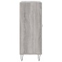 Aparador de madera de ingeniería gris Sonoma 69,5x34x90 cm de vidaXL, Aparadores - Ref: Foro24-830194, Precio: 55,99 €, Descu...