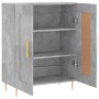 Aparador de madera de ingeniería gris hormigón 69,5x34x90 cm de vidaXL, Aparadores - Ref: Foro24-830184, Precio: 71,95 €, Des...