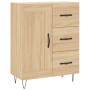 Aparador de madera de ingeniería roble Sonoma 69,5x34x90 cm de vidaXL, Aparadores - Ref: Foro24-830255, Precio: 87,13 €, Desc...