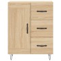 Aparador de madera de ingeniería roble Sonoma 69,5x34x90 cm de vidaXL, Aparadores - Ref: Foro24-830255, Precio: 87,13 €, Desc...