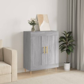 Aparador de madera de ingeniería gris Sonoma 69,5x34x90 cm de vidaXL, Aparadores - Ref: Foro24-830186, Precio: 54,99 €, Descu...