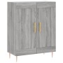 Aparador de madera de ingeniería gris Sonoma 69,5x34x90 cm de vidaXL, Aparadores - Ref: Foro24-830186, Precio: 54,73 €, Descu...