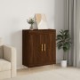 Oak brown engineered wood sideboard 69.5x34x90 cm by vidaXL, Sideboards - Ref: Foro24-830187, Price: 74,27 €, Discount: %