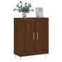 Aparador de madera de ingeniería marrón roble 69,5x34x90 cm de vidaXL, Aparadores - Ref: Foro24-830187, Precio: 74,27 €, Desc...