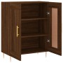 Aparador de madera de ingeniería marrón roble 69,5x34x90 cm de vidaXL, Aparadores - Ref: Foro24-830187, Precio: 74,27 €, Desc...