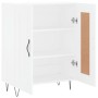 White engineered wood sideboard 69.5x34x90 cm by vidaXL, Sideboards - Ref: Foro24-830188, Price: 93,10 €, Discount: %