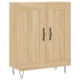 Aparador de madera de ingeniería roble Sonoma 69,5x34x90 cm de vidaXL, Aparadores - Ref: Foro24-830191, Precio: 79,53 €, Desc...