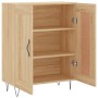 Aparador de madera de ingeniería roble Sonoma 69,5x34x90 cm de vidaXL, Aparadores - Ref: Foro24-830191, Precio: 79,53 €, Desc...