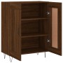 Aparador de madera de ingeniería marrón roble 69,5x34x90 cm de vidaXL, Aparadores - Ref: Foro24-830195, Precio: 55,53 €, Desc...