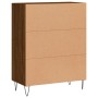 Aparador de madera de ingeniería marrón roble 69,5x34x90 cm de vidaXL, Aparadores - Ref: Foro24-830195, Precio: 55,53 €, Desc...