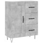 Aparador de madera de ingeniería gris hormigón 69,5x34x90 cm de vidaXL, Aparadores - Ref: Foro24-830256, Precio: 87,89 €, Des...