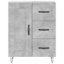 Aparador de madera de ingeniería gris hormigón 69,5x34x90 cm de vidaXL, Aparadores - Ref: Foro24-830256, Precio: 87,89 €, Des...