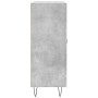 Aparador de madera de ingeniería gris hormigón 69,5x34x90 cm de vidaXL, Aparadores - Ref: Foro24-830256, Precio: 87,89 €, Des...