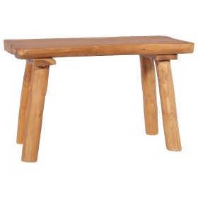 Solid teak wood garden bench 80 cm by vidaXL, Banks - Ref: Foro24-288816, Price: 188,97 €, Discount: %