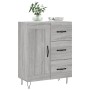 Aparador de madera de ingeniería gris Sonoma 69,5x34x90 cm de vidaXL, Aparadores - Ref: Foro24-830258, Precio: 73,96 €, Descu...