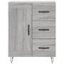 Aparador de madera de ingeniería gris Sonoma 69,5x34x90 cm de vidaXL, Aparadores - Ref: Foro24-830258, Precio: 73,96 €, Descu...