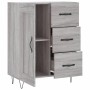 Aparador de madera de ingeniería gris Sonoma 69,5x34x90 cm de vidaXL, Aparadores - Ref: Foro24-830258, Precio: 73,96 €, Descu...