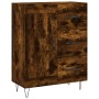 Aparador de madera de ingeniería roble ahumado 69,5x34x90 cm de vidaXL, Aparadores - Ref: Foro24-830257, Precio: 72,07 €, Des...