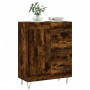 Aparador de madera de ingeniería roble ahumado 69,5x34x90 cm de vidaXL, Aparadores - Ref: Foro24-830257, Precio: 72,07 €, Des...