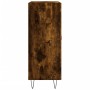 Aparador de madera de ingeniería roble ahumado 69,5x34x90 cm de vidaXL, Aparadores - Ref: Foro24-830257, Precio: 72,07 €, Des...