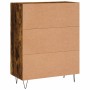 Aparador de madera de ingeniería roble ahumado 69,5x34x90 cm de vidaXL, Aparadores - Ref: Foro24-830257, Precio: 72,07 €, Des...